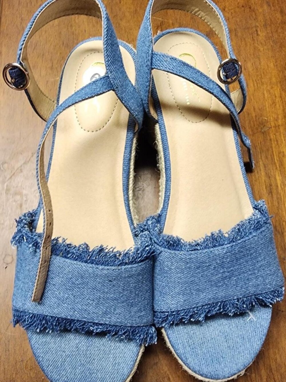 Comfortview Women's Blue Espadrilles